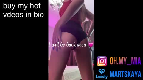 Snapshot of mia4sin chatting on December 6, 8:26 am Mia Martskaya online show from December 6, 8:26 am