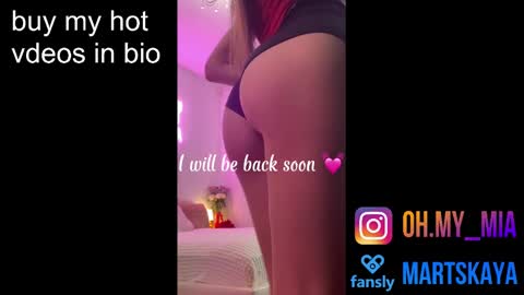 Snapshot of mia4sin chatting on January 2, 8:28 am Mia Martskaya online show from January 2, 8:28 am