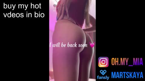 Snapshot of mia4sin chatting on September 16, 1:23 pm Mia Martskaya online show from September 16, 1:23 pm