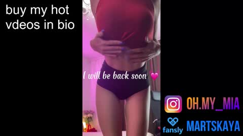 Snapshot of mia4sin chatting on September 25, 9:46 am Mia Martskaya online show from September 25, 9:46 am