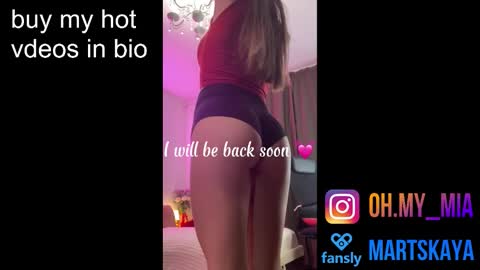 Snapshot of mia4sin chatting on October 2, 10:00 am Mia Martskaya online show from October 2, 10:00 am