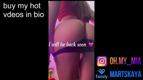 Snapshot of mia4sin chatting on October 23, 10:36 am Mia Martskaya online show from October 23, 10:36 am