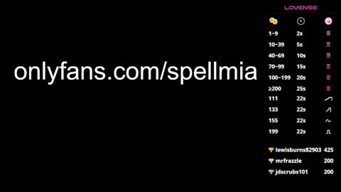 Snapshot of miaspell chatting on January 28, 11:07 pm Mia instagram miasspell online show from January 28, 11:07 pm