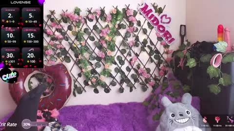 Snapshot of midoriquinn chatting on February 6, 2:58 pm Midori 7u7 online show from February 6, 2:58 pm