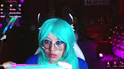 Snapshot of midoriquinn chatting on March 11, 11:37 pm Midori 7u7 online show from March 11, 11:37 pm