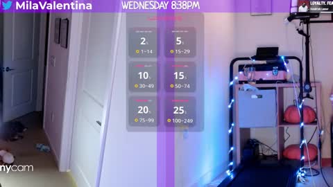 Mila Valentina online show from February 27, 1:38 am