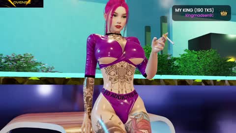 Snapshot of milu_verse chatting on February 5, 8:35 pm Milu online show from February 5, 8:35 pm