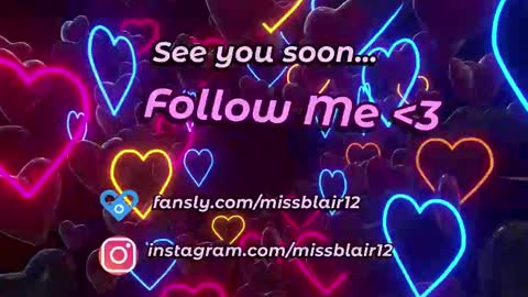 MissBlair online show from February 27, 1:16 am