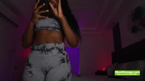 Snapshot of missksavage chatting on December 22, 9:31 pm Miss K online show from December 22, 9:31 pm