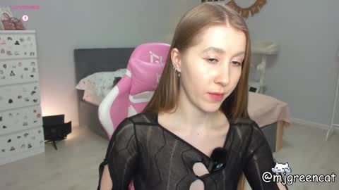 Snapshot of mjgreencat chatting on February 9, 3:12 pm mj online show from February 9, 3:12 pm