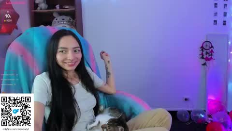 Snapshot of moonlady_ chatting on March 6, 7:25 am MOON  online show from March 6, 7:25 am