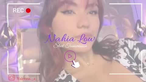 Snapshot of nahia_low chatting on March 2, 3:45 am  Valeria  online show from March 2, 3:45 am