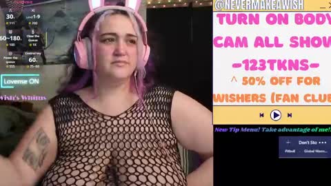Snapshot of nevermakeawish chatting on June 6, 11:15 am Wishs Playground online show from June 6, 11:15 am
