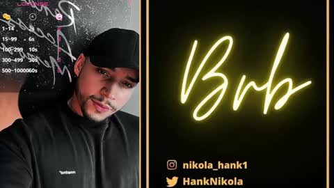 Snapshot of nikolahank1 chatting on December 29, 2:49 am Nikola Hank online show from December 29, 2:49 am