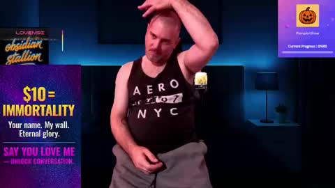 Obsidian stallion online show from October 19, 6:30 pm