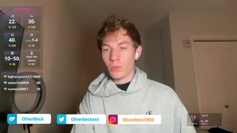 Oliver Beck online show from April 21, 2:37 am