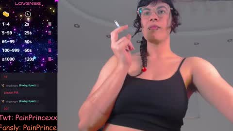 Snapshot of painprince69 chatting on March 7, 7:27 pm Pain Prince online show from March 7, 7:27 pm