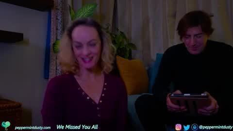 Snapshot of peppermintdusty chatting on February 19, 4:34 am Peppermint and Dusty  online show from February 19, 4:34 am