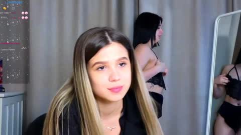 Snapshot of phyllisheart chatting on January 31, 2:39 pm Lora black and Lili blonde welcome you here online show from January 31, 2:39 pm