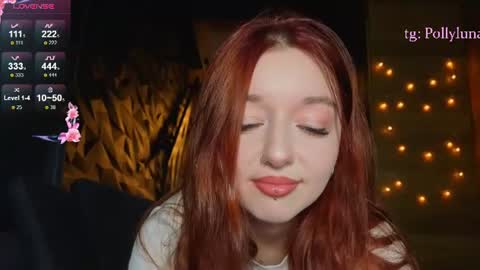 Snapshot of polly_luna chatting on June 21, 12:41 pm Polly online show from June 21, 12:41 pm