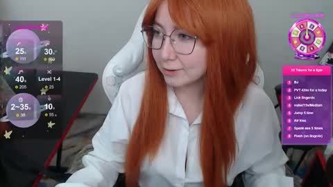 Snapshot of purple_shy_cat chatting on October 12, 3:55 pm Emilia pvt extra anal or topless 200tk online show from October 12, 3:55 pm