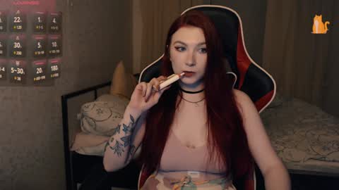 Snapshot of redhaired_kitty chatting on January 29, 12:12 am Lina online show from January 29, 12:12 am