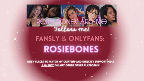 Rosie Bones online show from November 7, 10:32 pm