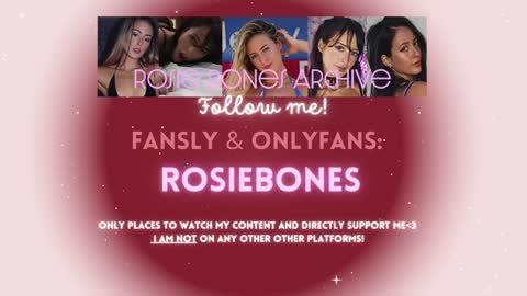 Rosie Bones online show from December 5, 12:08 am
