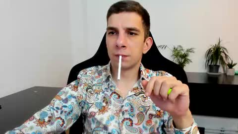 Snapshot of ryandusk chatting on August 8, 8:33 pm Andrew C. online show from August 8, 8:33 pm