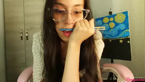 Snapshot of samyonichan chatting on February 13, 5:16 am Special show on 17 december and 23 UwU online show from February 13, 5:16 am