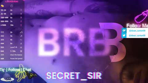 Dean Carter online show from February 6, 12:15 am