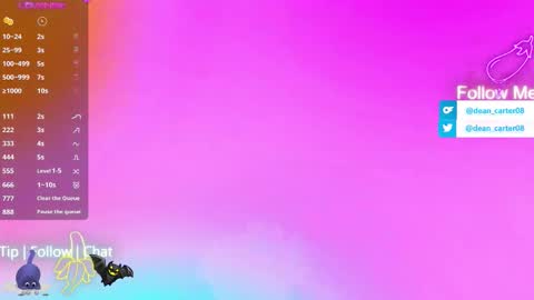 Dean Carter online show from March 21, 10:35 pm