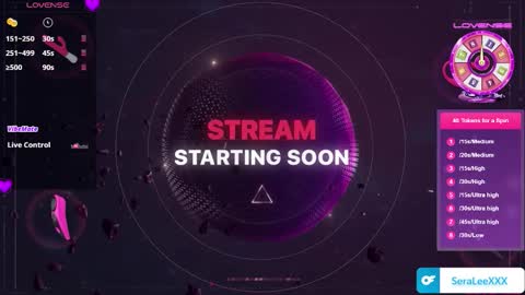 SeraLeeXXX online show from December 3, 5:44 pm