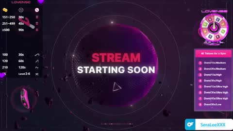 SeraLeeXXX online show from April 22, 4:41 pm