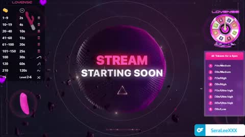 SeraLeeXXX online show from April 23, 5:15 pm