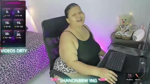 Snapshot of shannonbbw chatting on November 20, 3:50 am SHANNONBBW online show from November 20, 3:50 am