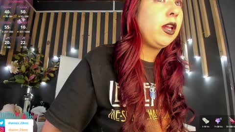 Snapshot of sharoon_gold chatting on February 2, 7:35 pm Your mistress Sharon online show from February 2, 7:35 pm