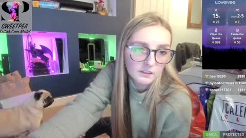 short sweetpea online show from December 21, 10:51 pm