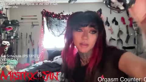 Mistrx Sin online show from February 28, 8:10 pm