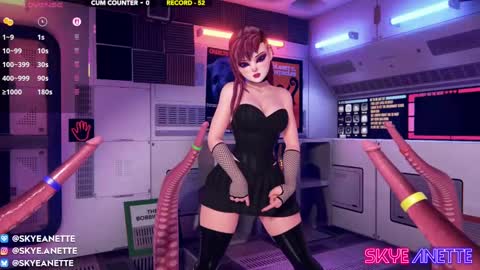 SkyeAnette online show from February 23, 2:18 am