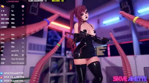 SkyeAnette online show from September 13, 1:05 am