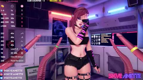 SkyeAnette online show from September 21, 1:18 am