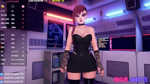 SkyeAnette online show from September 26, 1:09 am