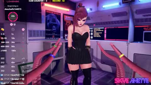 SkyeAnette online show from September 27, 1:21 am