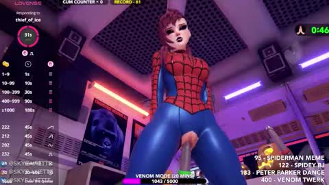 SkyeAnette online show from November 2, 1:41 am