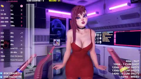 Snapshot of skyeanette chatting on May 8, 1:22 am SkyeAnette online show from May 8, 1:22 am