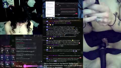 Snapshot of solumie chatting on March 5, 9:27 am Solumie online show from March 5, 9:27 am