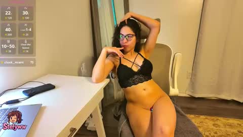 Snapshot of stefyww chatting on March 9, 11:42 pm Stefy online show from March 9, 11:42 pm