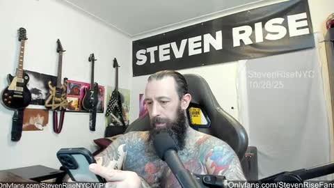 StevenRiseNYC online show from October 29, 1:52 am