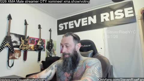 StevenRiseNYC online show from May 2, 11:04 am